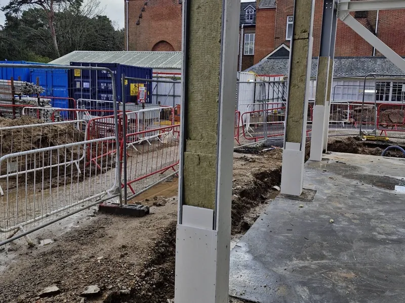 Insulation and column protection